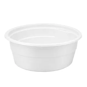   Műanyag gulyástál, leveses tál - 500 ml fedelezhető, fehér