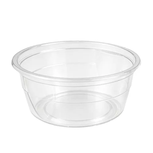 Műanyag gulyástál, leveses tál - 500 ml fedelezhető, natúr