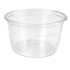   Műanyag gulyástál, leveses tál - 750 ml fedelezhető, natúr