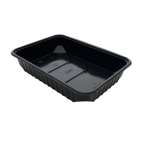 Szögletes tál 500 ml fekete 'PRO'