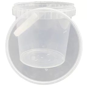Átlátszó tető 1560ml-es műanyag vödörre **
