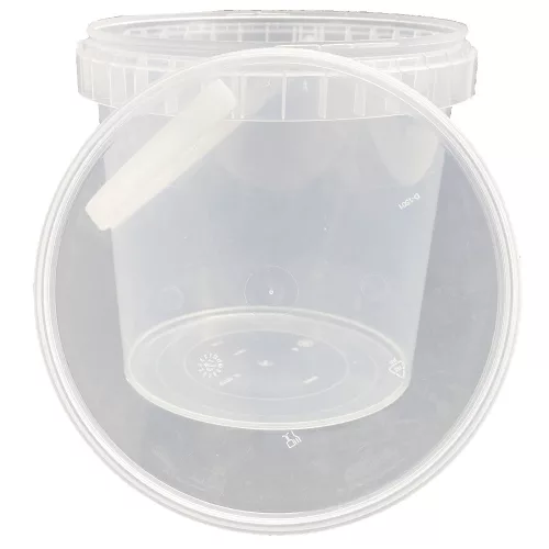 Átlátszó tető 1560ml-es műanyag vödörre **