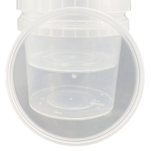 Átlátszó tető 280-365ml-es műanyag tégelyre **