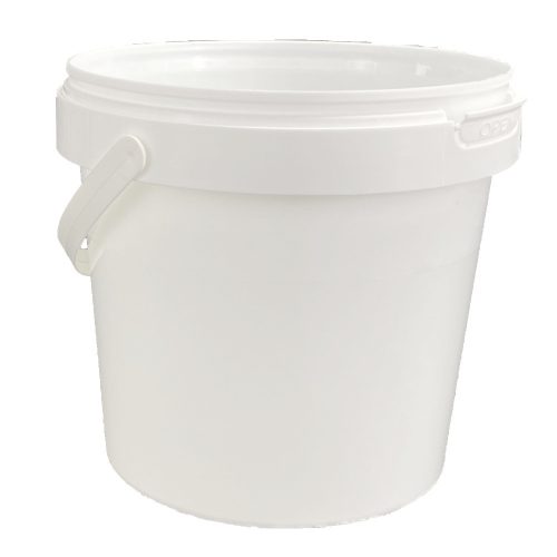Műanyag vödör FEHÉR 1100 ml **