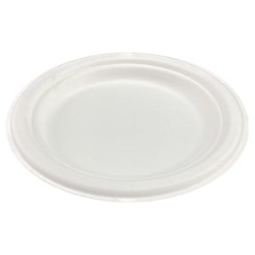 Komposztálható cukornád tányér 17,5cm