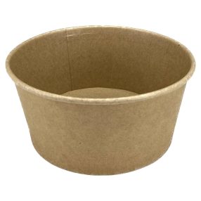 Papír salátás tál 750 ml, kraft - "Marrone"