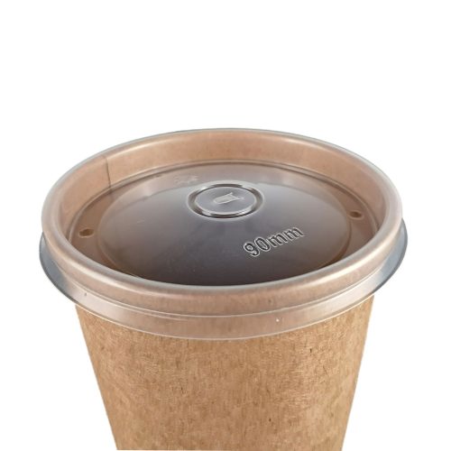 Műanyag PP tető 230ml-es Dolce és 350 ml Lund papírtégelyre