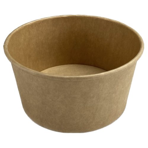 Papír salátás tál 1000 ml, kraft - "Marrone"
