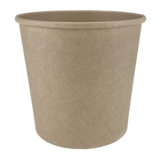 Leveses papírtégely - 770 ml barna