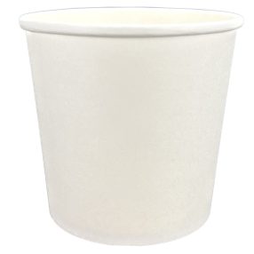 Leveses papírtégely - 770 ml FEHÉR