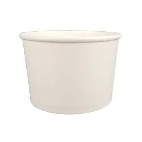 Leveses papírpohár 500 ml, Fehér
