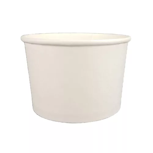 Leveses papírpohár 500 ml, Fehér