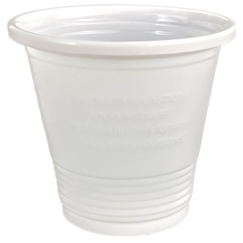 0,8 dl műanyag pohár fehér