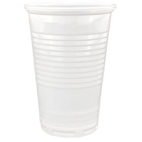 2 dl műanyag pohár, fehér