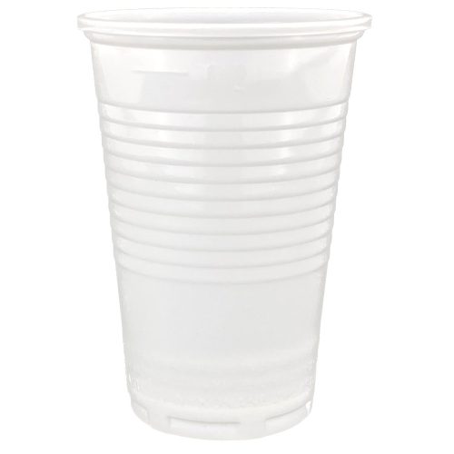 2 dl műanyag pohár, fehér