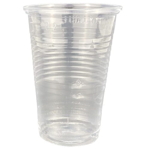 2 dl műanyag pohár, víztiszta 