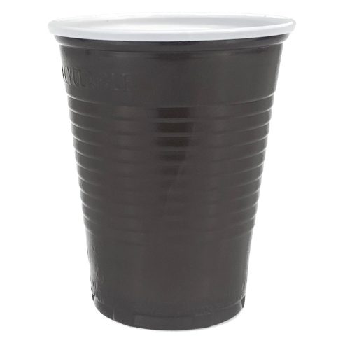 Automatás pohár 1,8 dl barna-fehér 