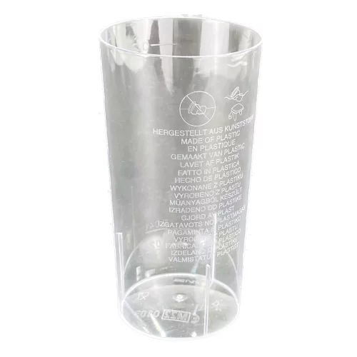 Műanyag koktélos, long drink pohár 200 ml (keményfalú)
