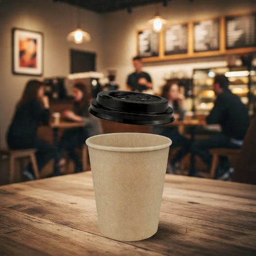 Fekete tető 1dl papírpoharakra