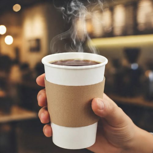 Papírpohár gyűrű nyomatlan 90 mm átmérőjű papírpoharakra