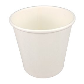 Műanyagmentes fehér papírpohár 1 dl - 4 oz