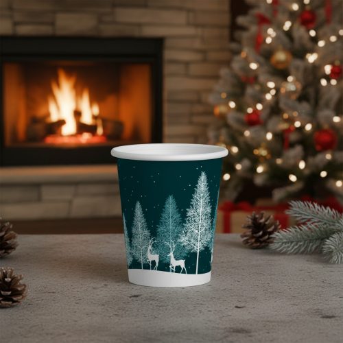 Karácsonyi papírpohár 2 dl - 8oz - Auróra