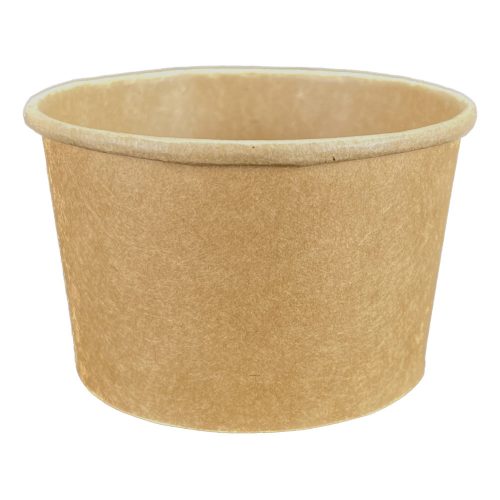 Fagylaltos papírpohár, fagyis pohár 130 ml KRAFT - Caramel