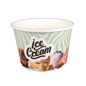 Fagylaltos papírpohár, fagyis pohár 250 ml - FRUTTI