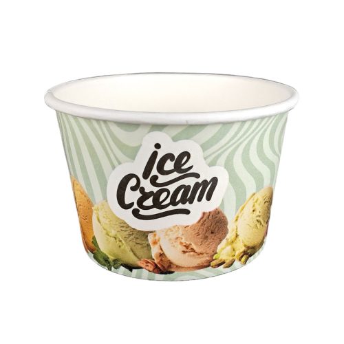Fagylaltos papírpohár, fagyis pohár 250 ml - FRUTTI