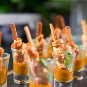 Finger Food tálkák, poharak