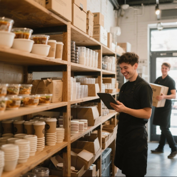 Csomagolás logisztika vendéglátósoknak – Készletezés, tárolás, beszerzési tippek