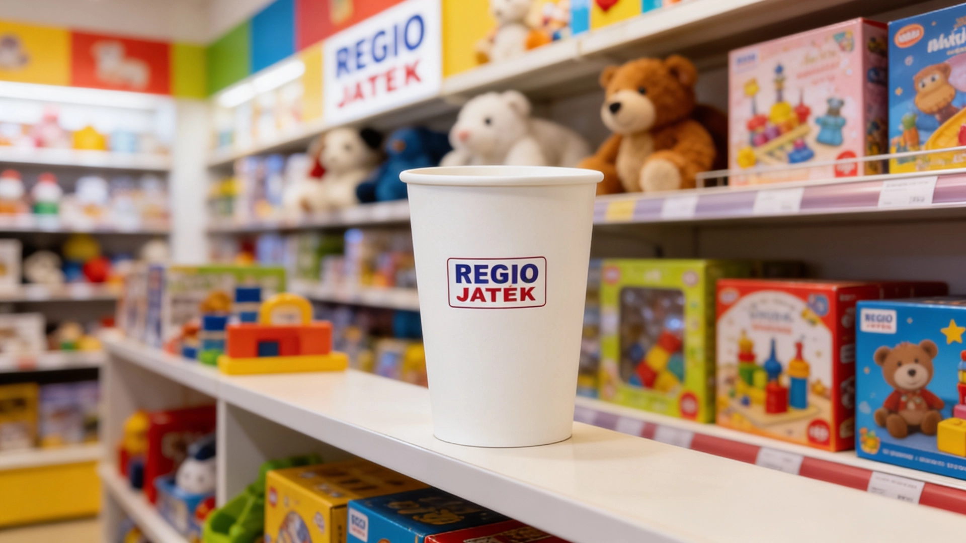 Egyedi logózott papírpohár kávézó számára