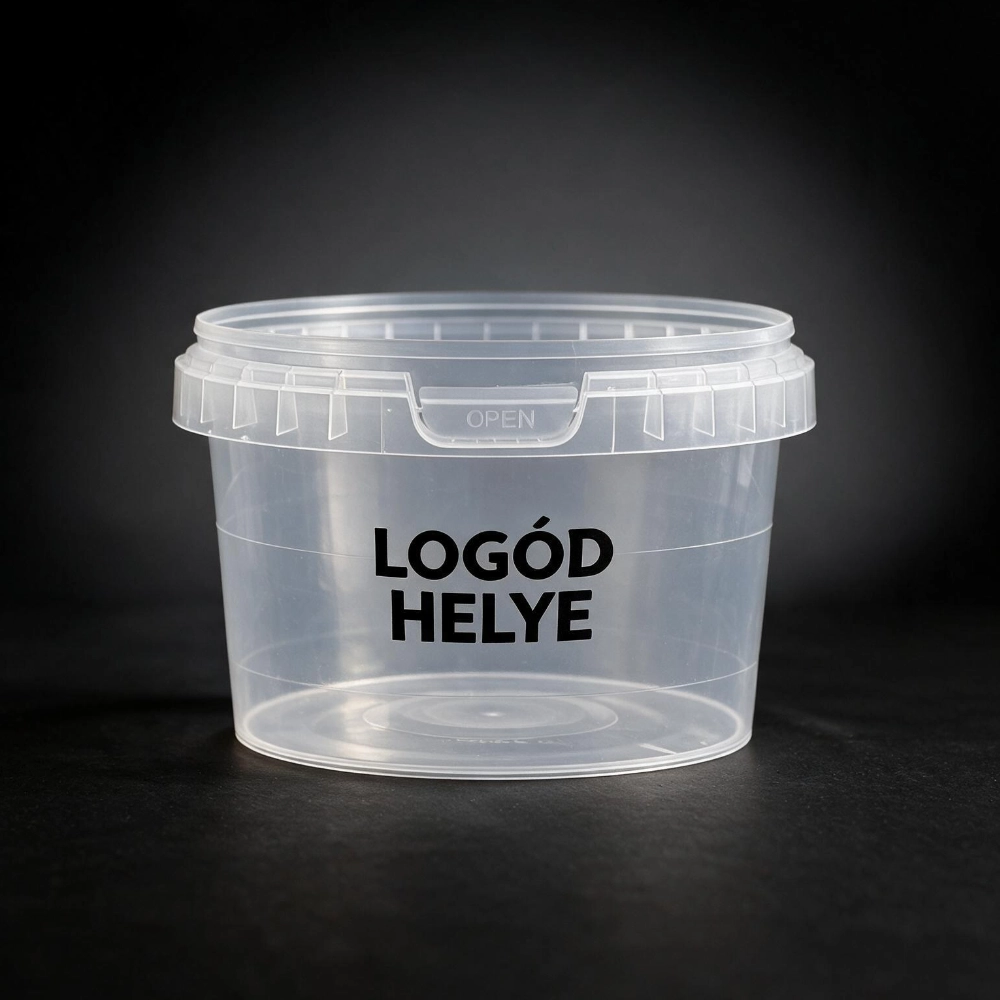 Műanyag vödör 560 ml átlátszó